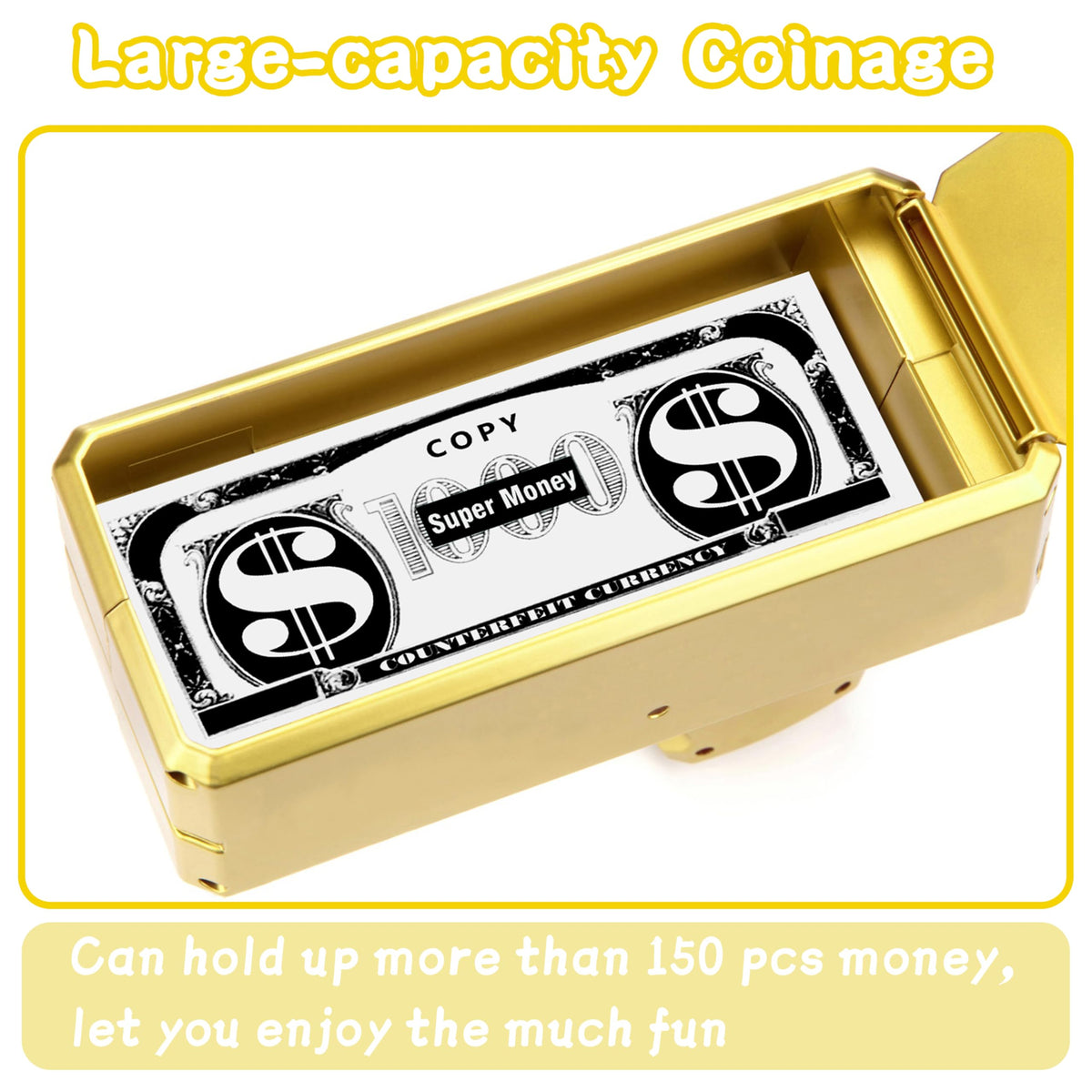 KWYZ Money Gun large capacity holds cash-like items for events