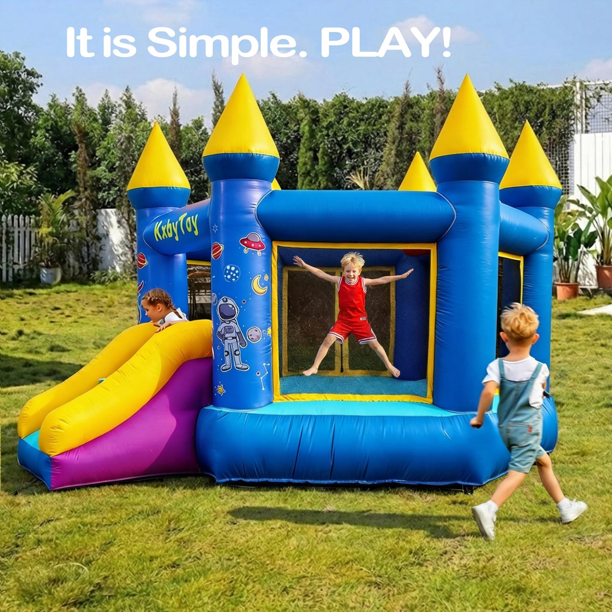 kxbyToy bounce house carrying bag for easy storage after use