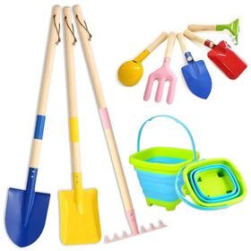KY-Tech Kids Garden Tools Set with kid-friendly design for safe backyard gardening