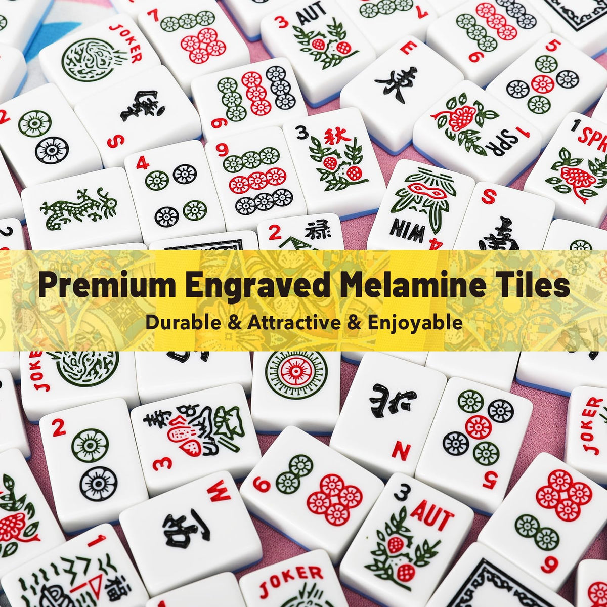 Kyerlish gift-ready Mahjong set suitable for holidays and birthdays