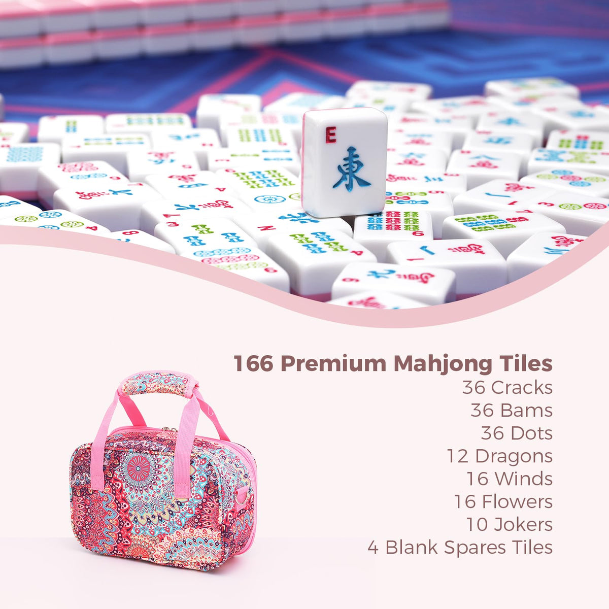 Kyerlish handbag interior organizer keeps tiles and accessories neatly separated