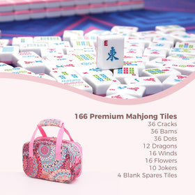 Kyerlish handbag interior organizer keeps tiles and accessories neatly separated