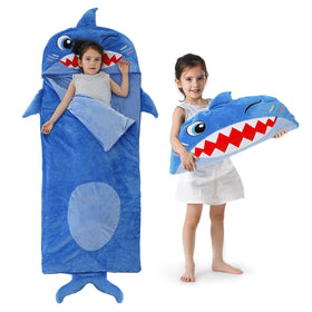 Kyerlish shark sleeping bag; cozy sleeping bag design for comfy nap time.