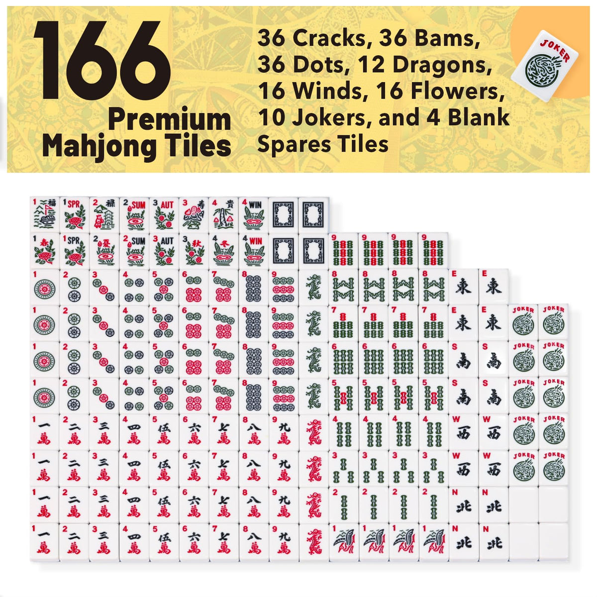 Kyerlish travel-ready Mahjong set inside a protective case for packing