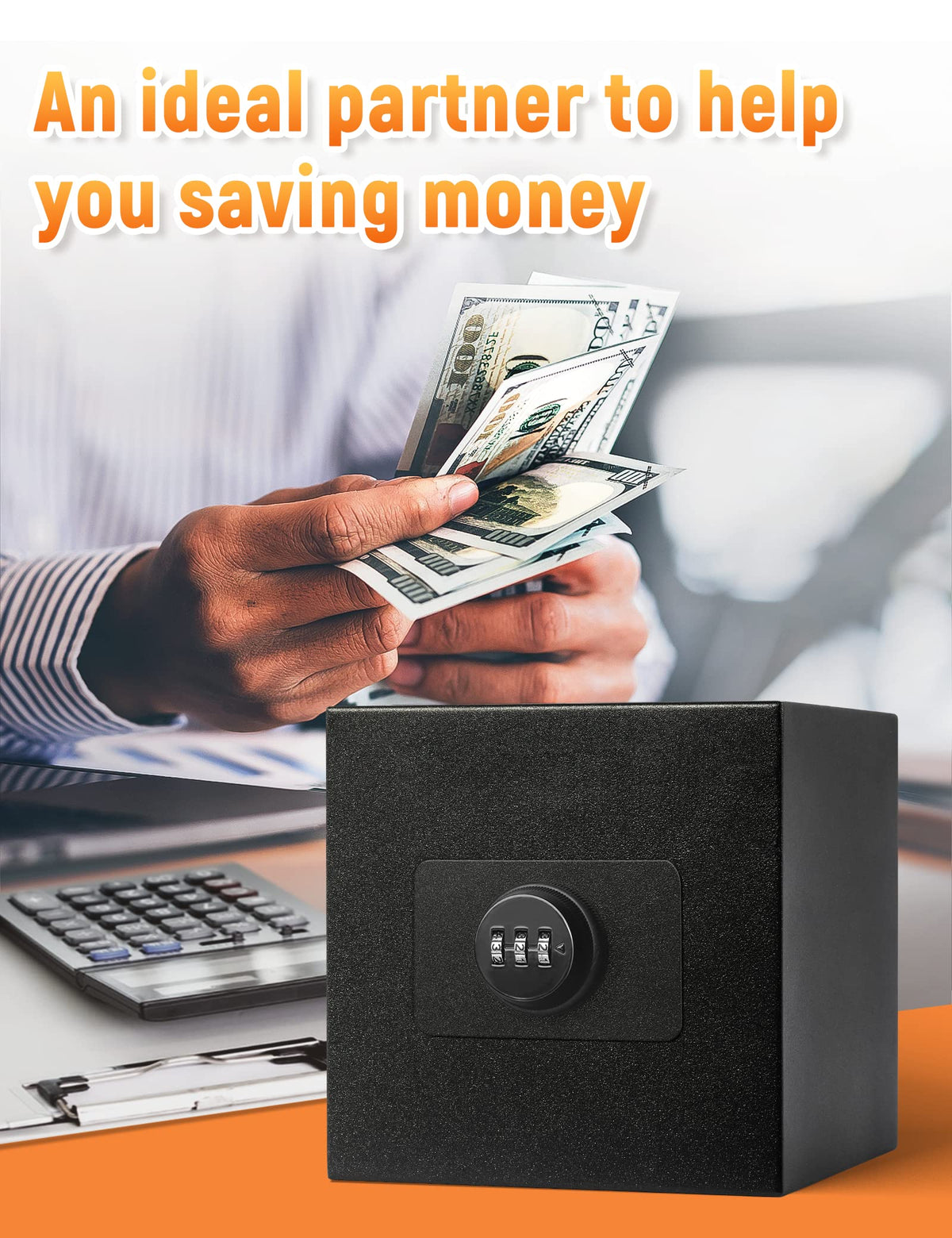 Kypeeka piggy bank bottom with anti-slip mats preventing rattling
