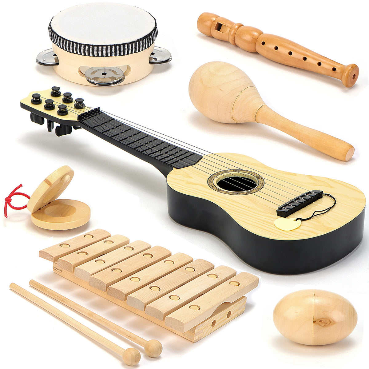 L Learning Toy Boxes wooden xylophone close-up for toddlers showing durable, kid-friendly sound