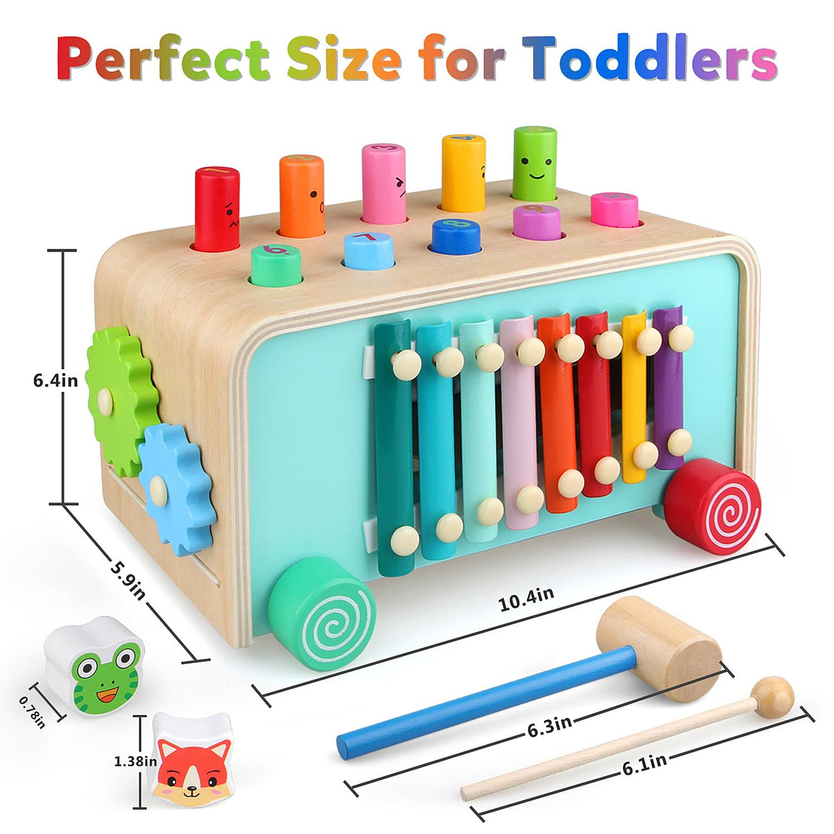 LAAVII rotating gears toy enhances problem-solving and dexterity