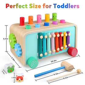 LAAVII rotating gears toy enhances problem-solving and dexterity