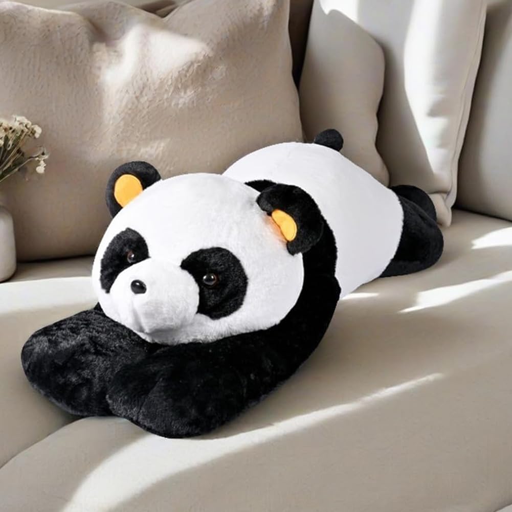 Labauxite panda bear pillow, gift-ready packaging for birthdays and holidays.