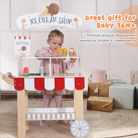 Labebe bottom storage space helps tidy small toys after playtime.