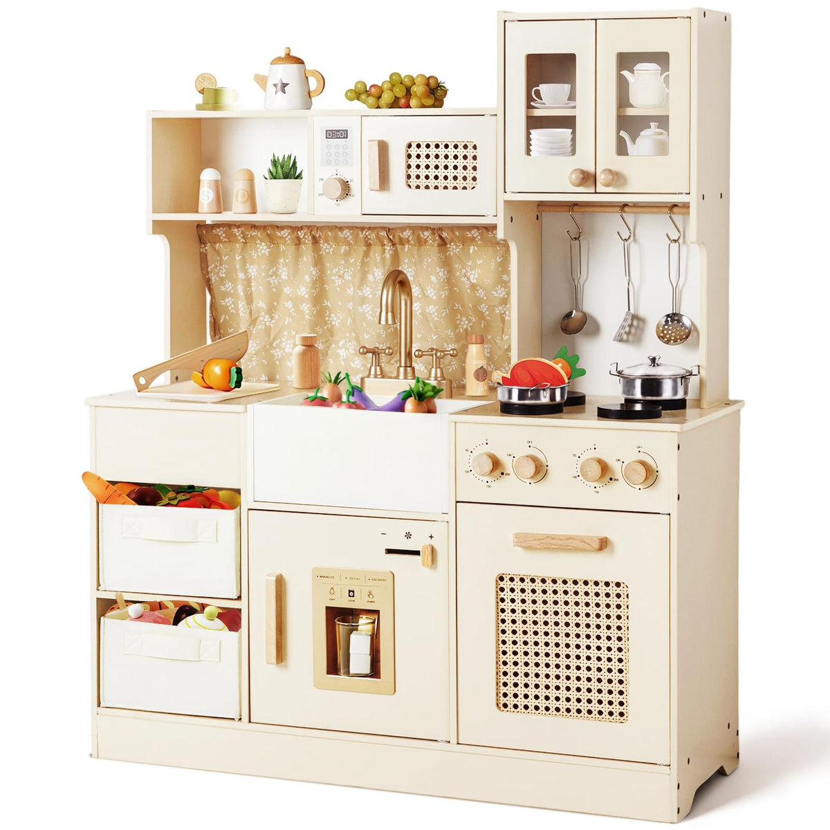 Labebe play kitchen stove – sparks imaginative pretend cooking and role play