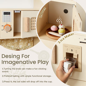 Labebe storage boxes – tidy organization for kitchen accessories during play