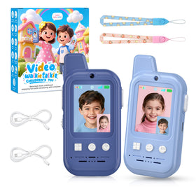 Labzuka video walkie talkies for kids with camera and screen enabling easy outdoor communication