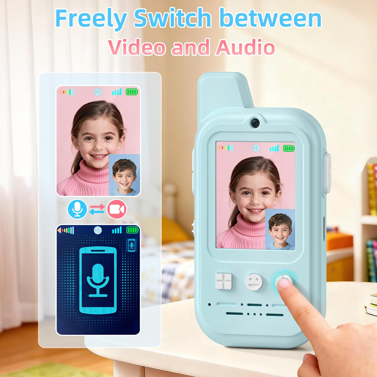 Labzuka speaker with voice changer feature adds playful conversations.