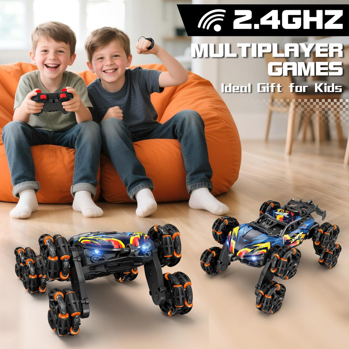 Lacchoufee all-in-one stunt toy ideal for birthdays.