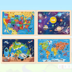LACCHOUFEE world map puzzle expands geography knowledge and memory