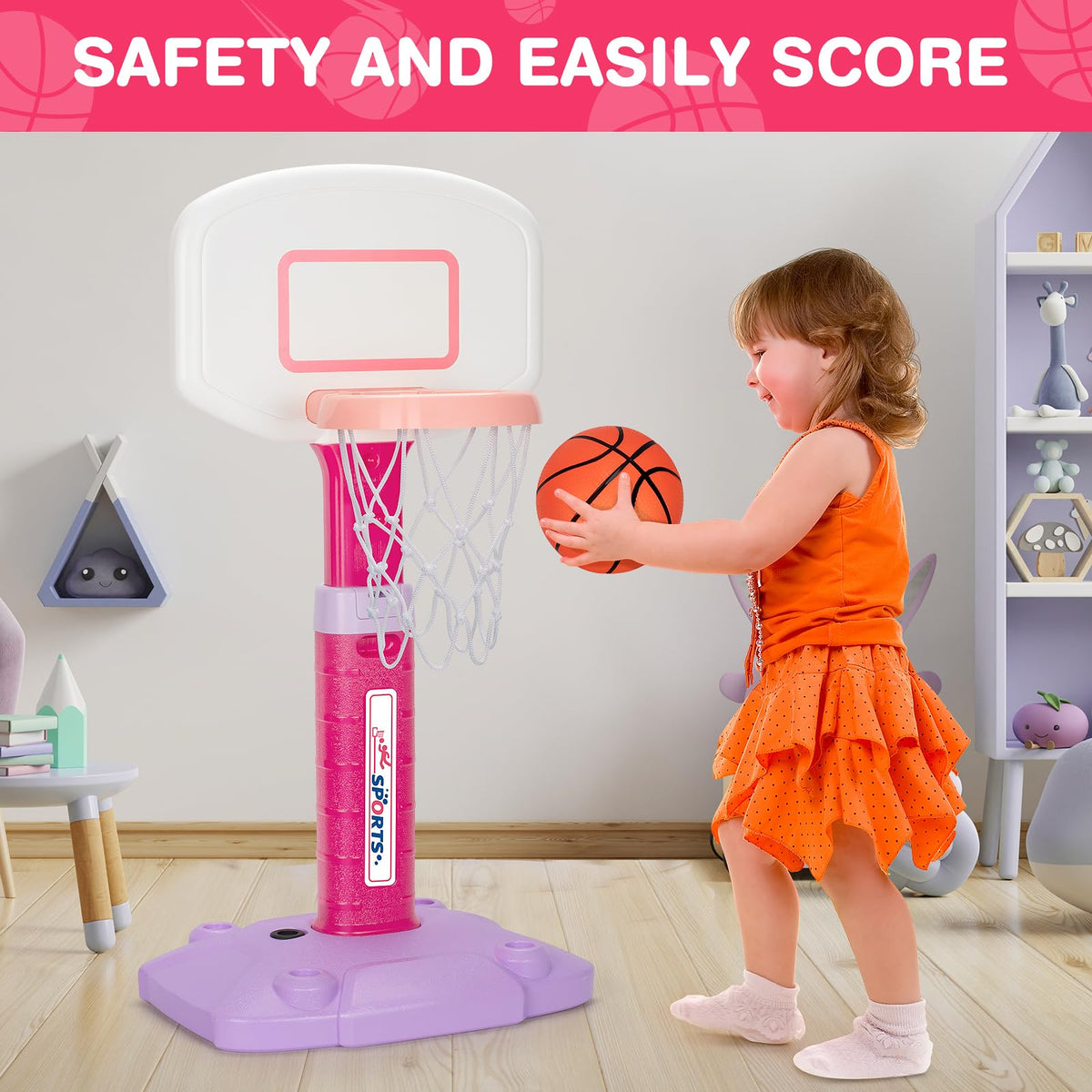 LACCHOUFEE durable ABS base ensures stable play
