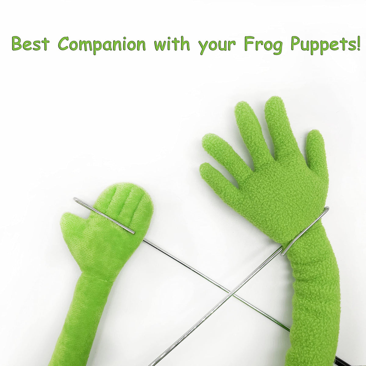 Lacroky Kermit puppet control rod supports smooth operation