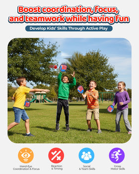 LADFAR adjustable straps fit kids and adults for comfortable, shared play.