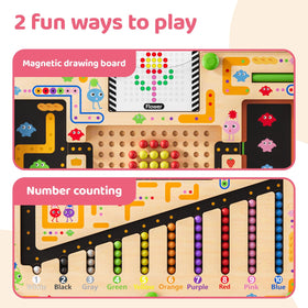 LADFAR fine motor skills blocks for construction and puzzle actions