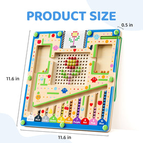 LADFAR gift-ready board for ages 3-5 supports early development and exploration.