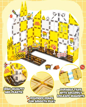 LADFAR magnetic tiles strong magnets ensure durable, stable connections.