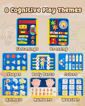 LADFAR Busy Board shapes page promotes shape recognition and cognitive development.