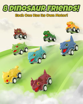 LADFAR toy truck featuring music, lights, and dino sounds