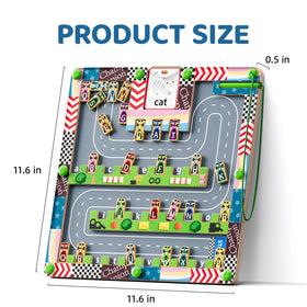 LADFAR portable Montessori toy ideal for car trips and family outings.
