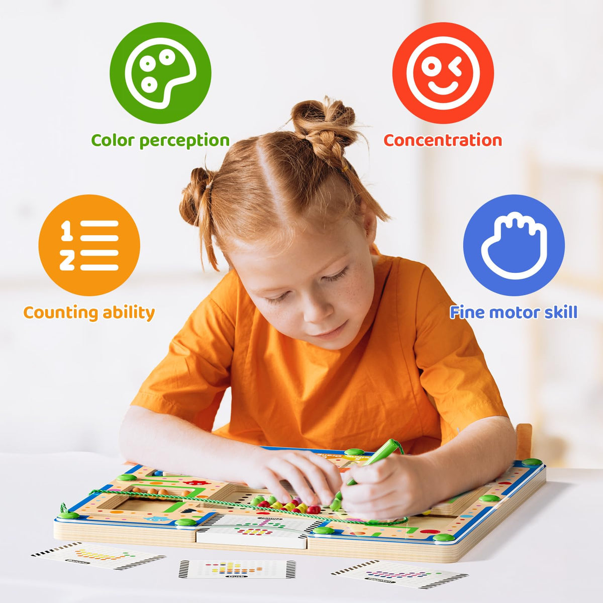 LADFAR portable design makes at-home or travel learning easy and organized.