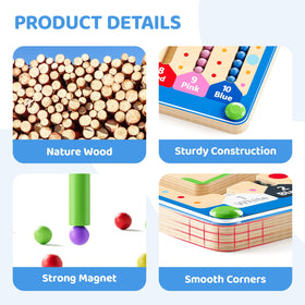LADFAR safe materials with rounded edges ensure comfortable, non-toxic play.