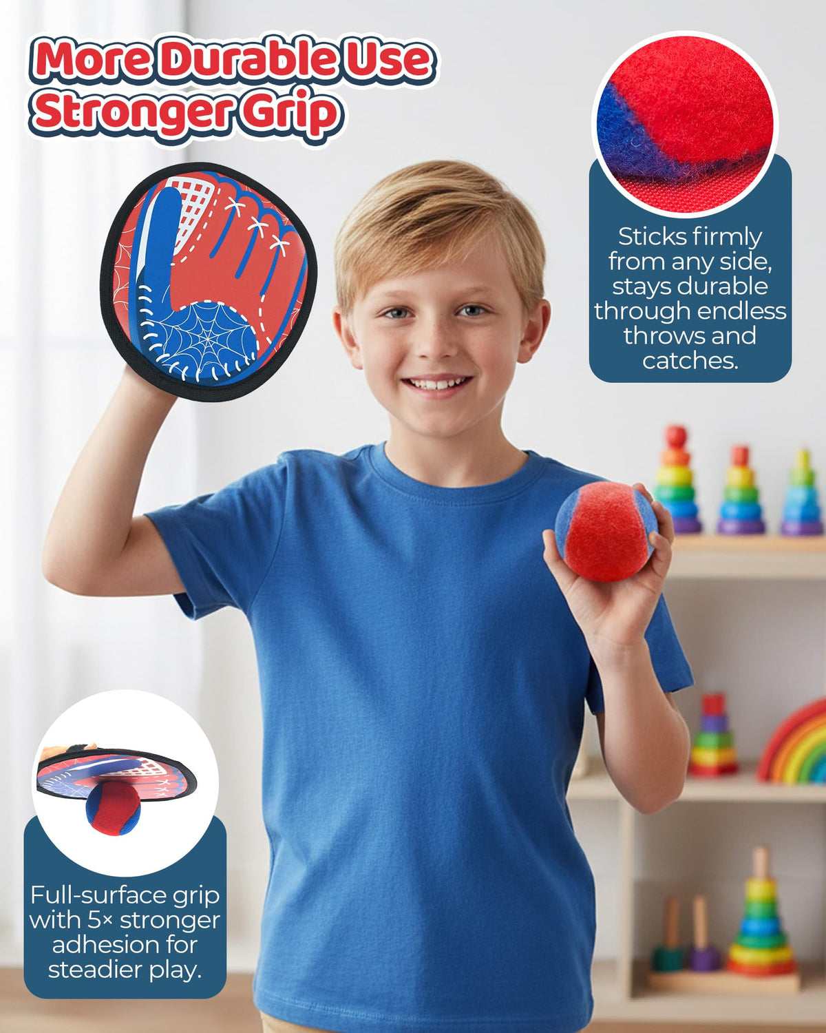 LADFAR sticky balls designed for reliable catching on paddles