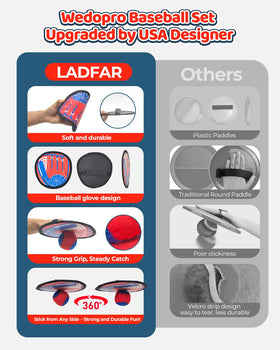 LADFAR portable storage bag keeps the game organized for outdoor fun