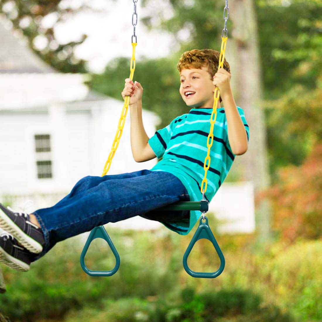 LadyRosian backyard playground setup—ready for active outdoor fun.