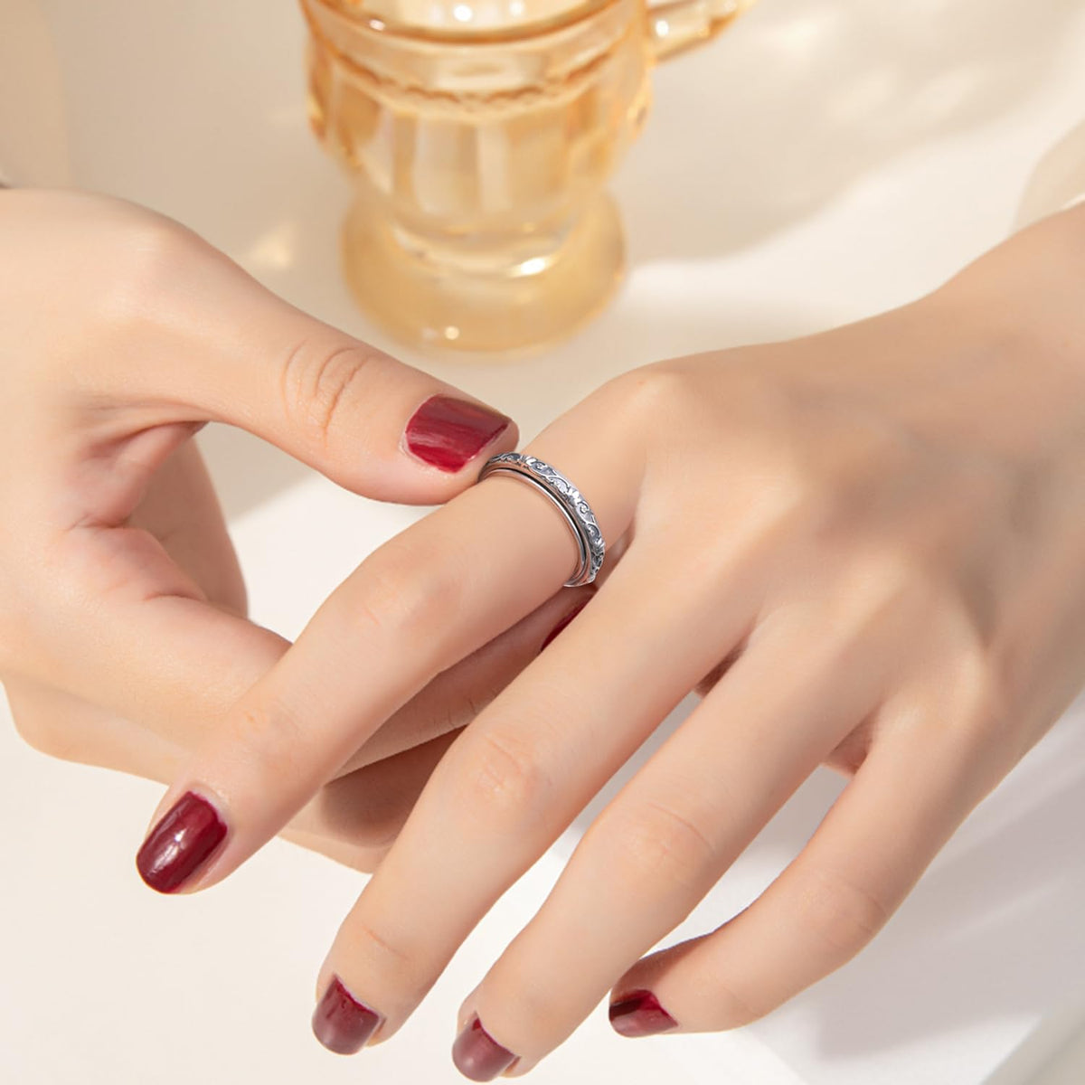 Ladytree Oxidized finish adds vintage charm and durable wear.