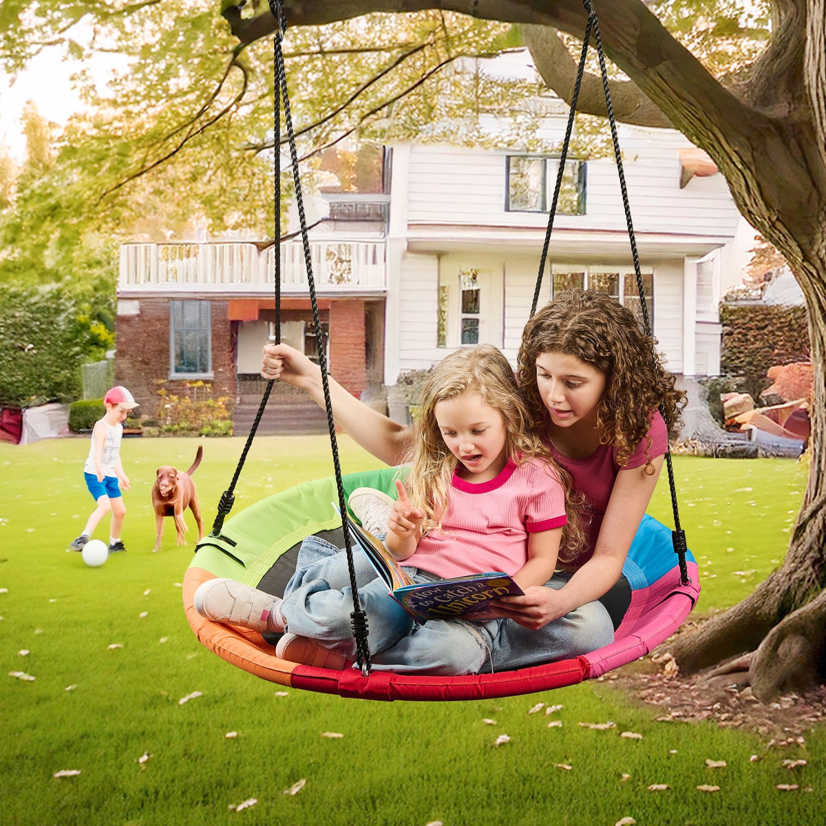 LÆGENDARY saucer swing makes a great gift idea for energetic kids.
