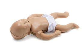 Laerdal Mini Baby Global Set compression clicker provides audible feedback on depth.