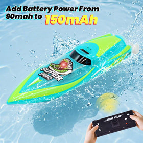 LAFALA RC boat performing 360° rotation during quick pool turns.