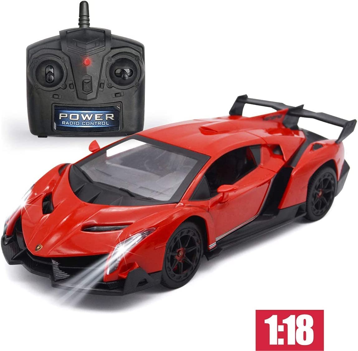 LAFALA RC car uses 2.4GHz remote for smooth control up to 40 meters.