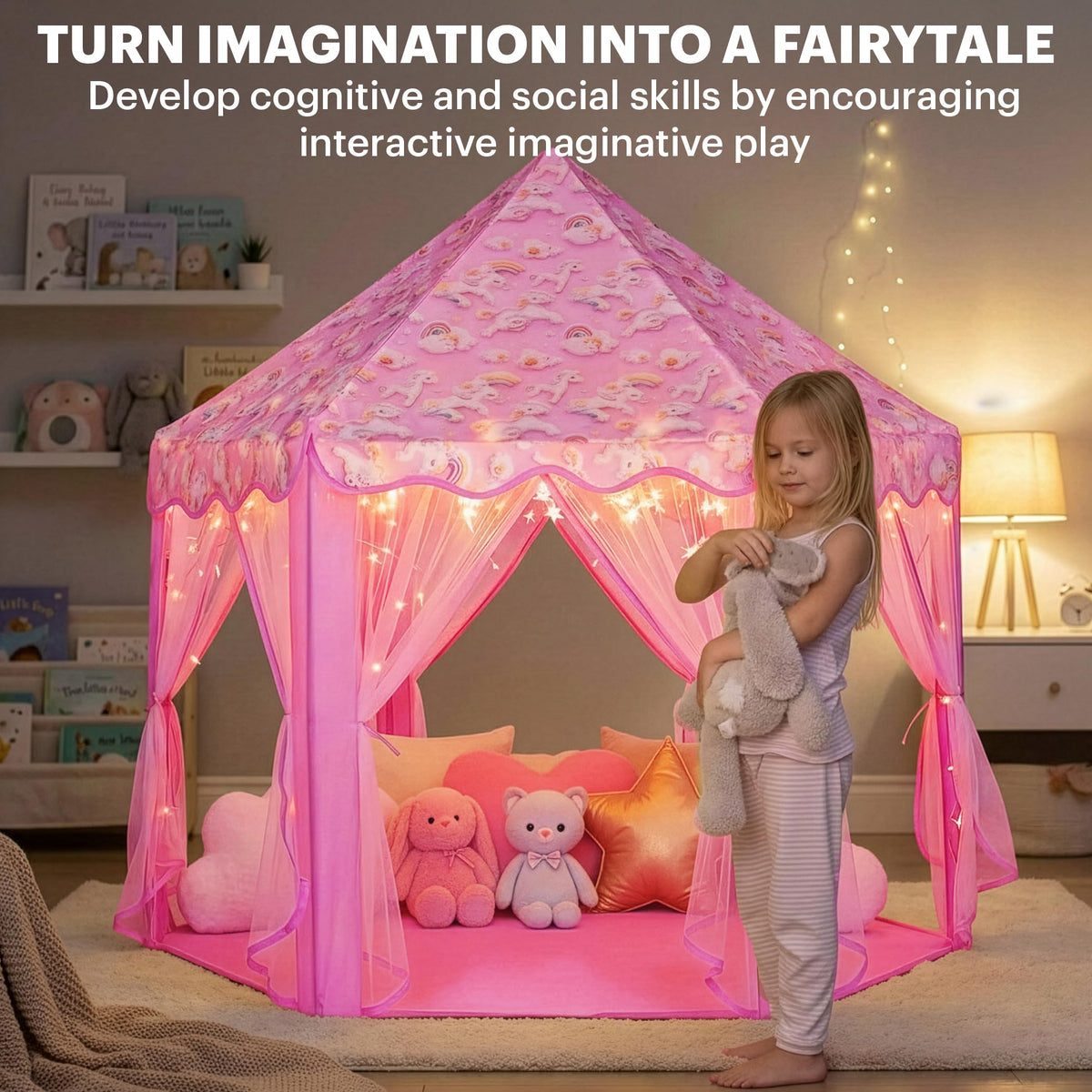 Lafyette Princess Tent lightweight and portable for indoor and outdoor fun