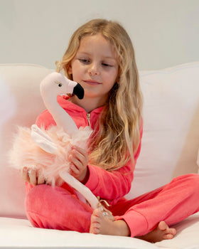 Laila and Lainey ballerina flamingo in tutu, ideal recital gift or birthday surprise