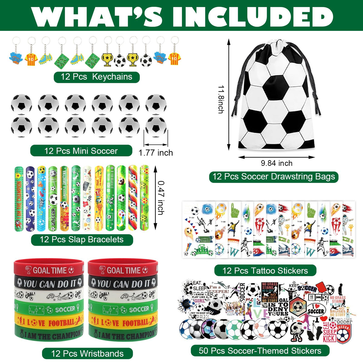 LaJasya mini soccer ball included as a keepsake guests can take home.