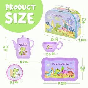 Lajeje dinosaur carrying case with alloy handle for easy transport