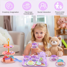 Lajeje dinosaurs tea party spoons for tiny hands during tea time