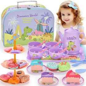 Lajeje dinosaurs tea party teapot inviting imaginative play for kids