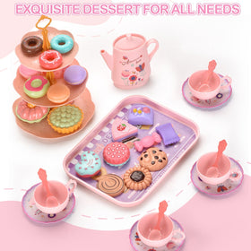 Lajeje dessert pieces add pretend treats to the tea set