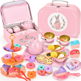Lajeje bunny-tea-pot teapot centerpiece for imaginative playtime.