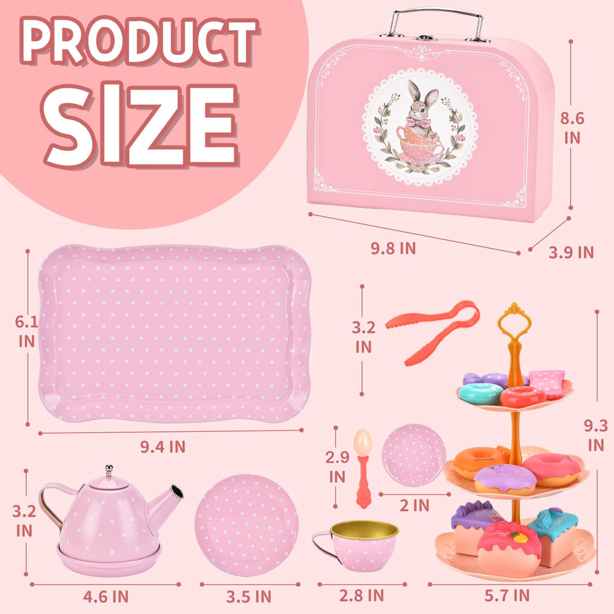 Lajeje serving tray supports coordinated play and easy serving.