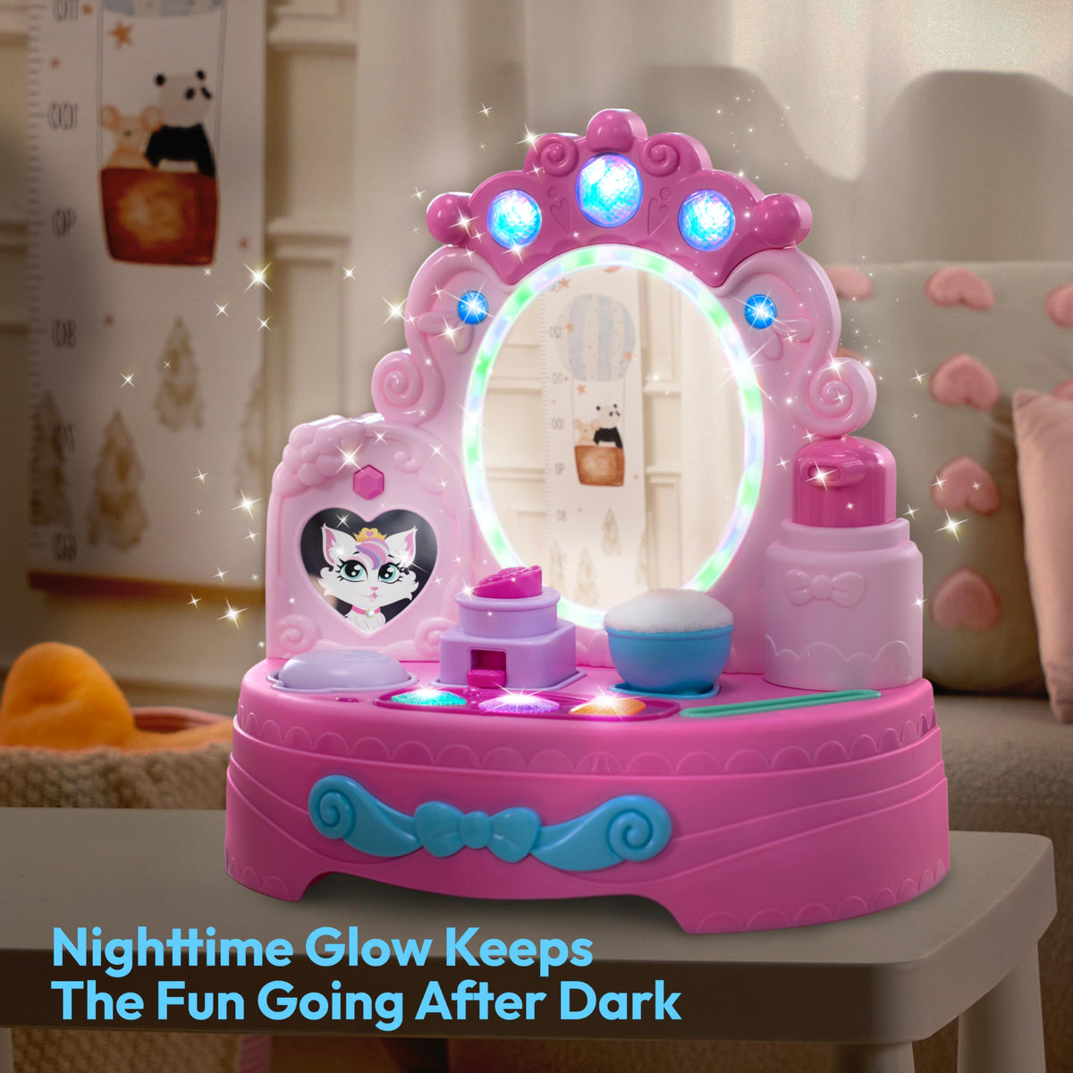Lalalark vanity with 40+ songs and sounds in two modes