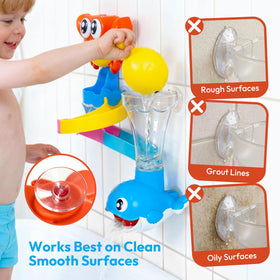 lalalark bath toys whale mouth spray triggers a playful water burst